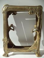2x ART NOUVEAU bronzen kaders voor spiegels brons Jugendstil, Ophalen of Verzenden, Brons