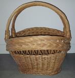 Vintage rieten mand, Mand, Ophalen of Verzenden, Zo goed als nieuw, Riet
