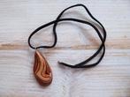 ketting uniek ontwerp hout fineer, Bruin, Nieuw, Ophalen of Verzenden, Overige materialen