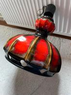 Oranje vintage fatlava hanglamp van keramiek - jaren 70, Ophalen of Verzenden, Zo goed als nieuw