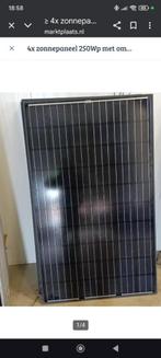 4x zonnepaneel 250Wp met omvormers, Doe-het-zelf en Verbouw, Elektra en Kabels, Verzenden, Overige typen