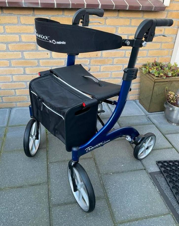 Zo goed als nieuwe lichtgewicht ROLLATOR Travixx de Luxe, Diversen, Rollators, Zo goed als nieuw, Lichtgewicht, Ophalen