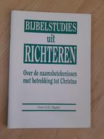 BIJBELSTUDIES UIT RICHTEREN  HB Slagter Over naamsbetekenis-, Boeken, Godsdienst en Theologie, Ophalen of Verzenden, Gelezen