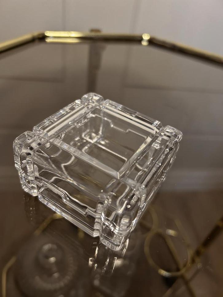 Vintage Kristallen Doosje, Antiek en Kunst, Antiek | Glas en Kristal, Ophalen of Verzenden