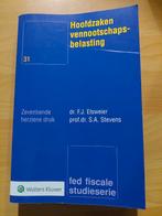 Hoofdzaken vennootschapsbelasting, 31e druk, Boeken, F.J. Elsweier, S.A. Stevens, Zo goed als nieuw, Beta, HBO