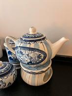 Delfts Blond Theepot, Suikerpot en Warmhouder, Blond Amsterdam, Overige typen, Ophalen of Verzenden, Zo goed als nieuw