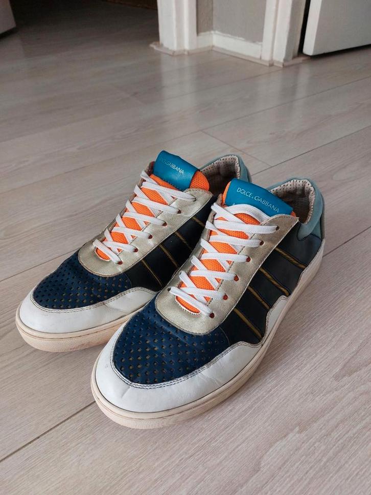 Maat 8/ 42 Dolce & Gabbana sneakers, Kleding | Heren, Schoenen, Zo goed als nieuw, Zwart, Ophalen of Verzenden