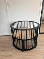 Zwarte ronde box, Kinderen en Baby's, Boxen, Ophalen, Gebruikt, Rond, Wieltjes