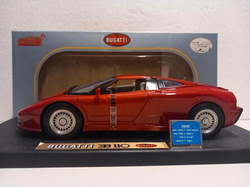 Bugatti EB 110 rood ANSON metal 1:18 KRD, Hobby en Vrije tijd, Modelauto's | 1:18, Zo goed als nieuw, Auto, Anson, Ophalen of Verzenden