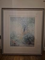 Ingelijste Print - Tuin met Bankje, Ophalen