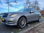 Mercedes-Benz C-Klasse C180 BE Estate Aut7 2011 Grijs, Auto's, Mercedes-Benz, Automaat, 1800 kg, Zwart, Origineel Nederlands