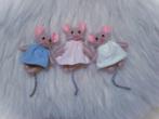 Drieling muisjes viltwol 4,5cm muizenhuis blythe poppenhuis, Verzenden, Nieuw, Popje