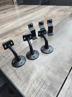 Trapleuning steunen zwart 2x3 stuks., Ophalen of Verzenden, Gebruikt