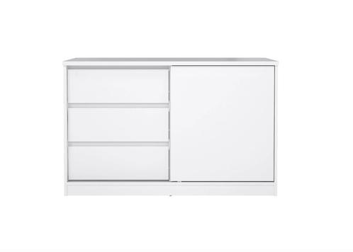 by fonQ basic Flip Opbergkast - Wit | Van €229, nu, Huis en Inrichting, Kasten | Ladekasten, Nieuw, 25 tot 50 cm, Ophalen of Verzenden