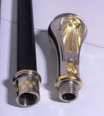 Wandelstok Vrijmetselaars Luxe Zilver en Goud✨😍😎🎁🤗💑, Ophalen of Verzenden, Opvouwbaar, Nieuw