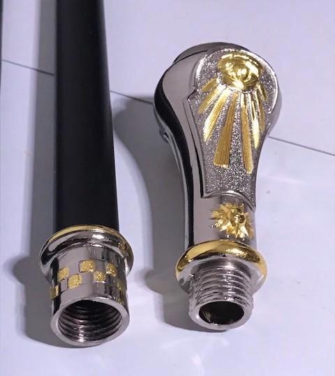 Wandelstok Vrijmetselaars Luxe Zilver en Goud✨😍😎🎁🤗💑, Diversen, Wandelstokken, Nieuw, Verstelbaar, Opvouwbaar, Ophalen of Verzenden