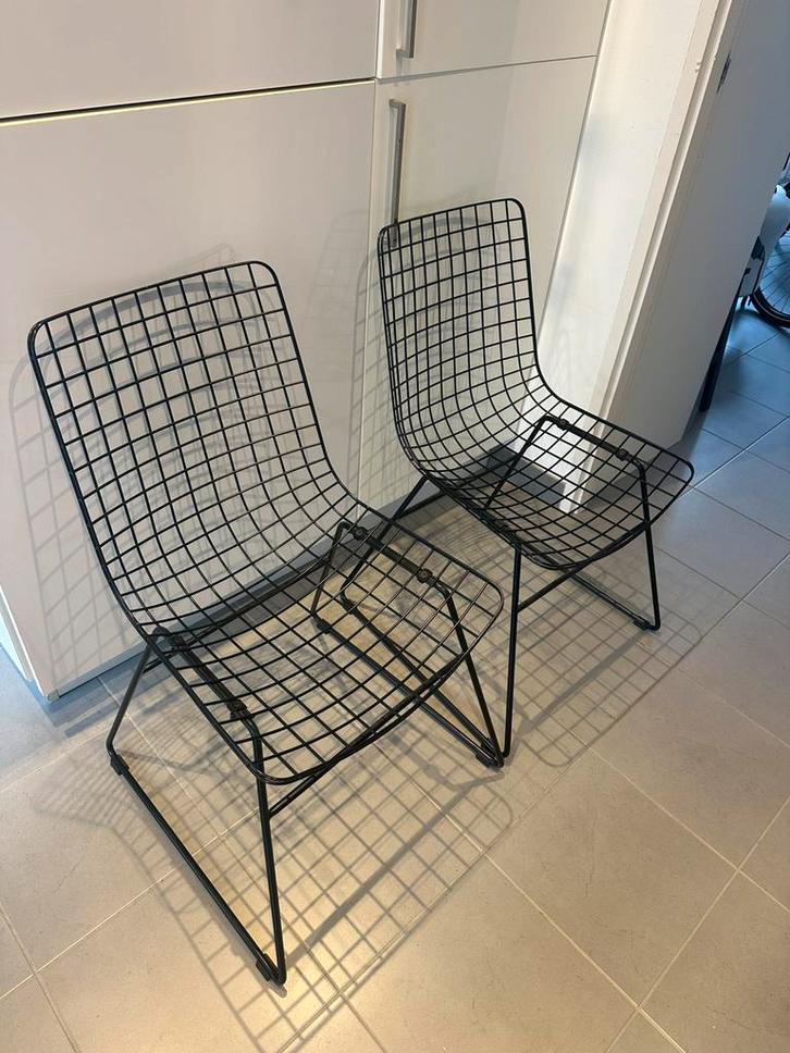 HKliving wire stoelen, Huis en Inrichting, Stoelen, Zo goed als nieuw, Eén, Metaal, Overige kleuren, Ophalen