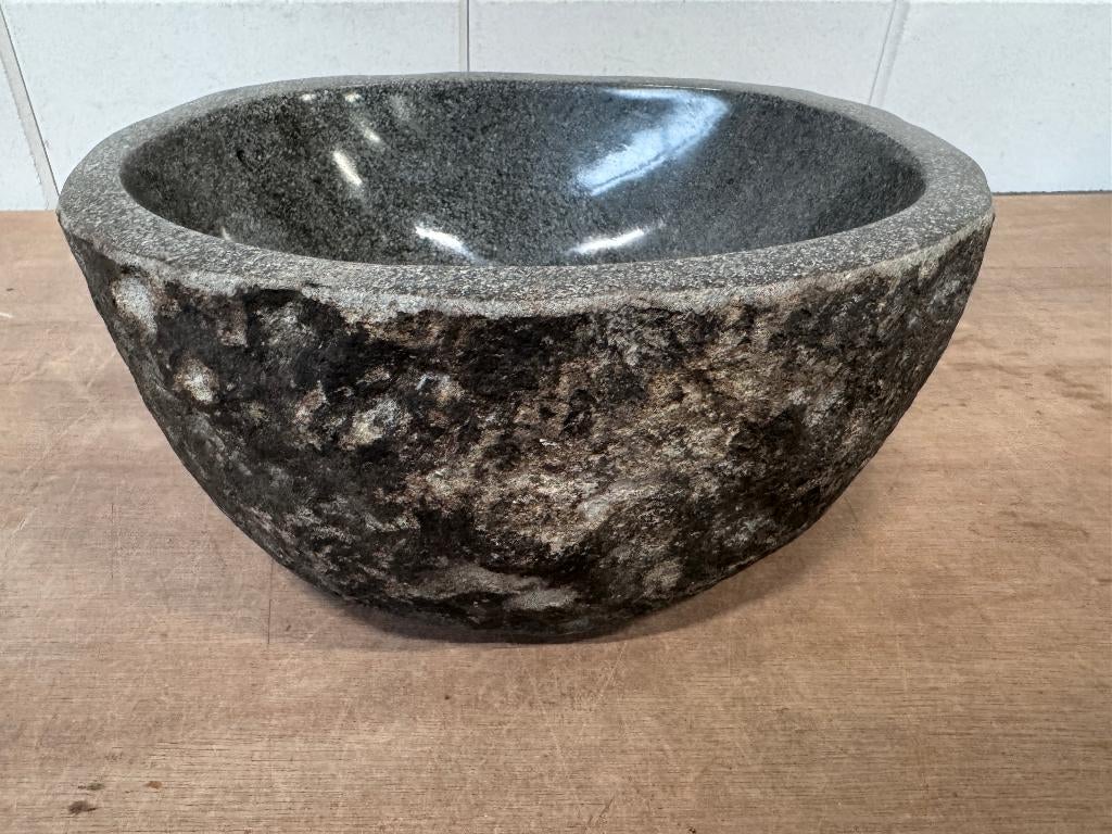 Waskom / toiletfontein uit massief natuursteen - NIEUW [7], Ophalen of Verzenden, Nieuw, Steen, Wastafel