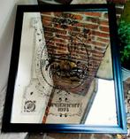 Opel Dealer Auto Spiegel - 1974 - Garagebedrijf Autoheer, Ophalen of Verzenden, Rechthoekig