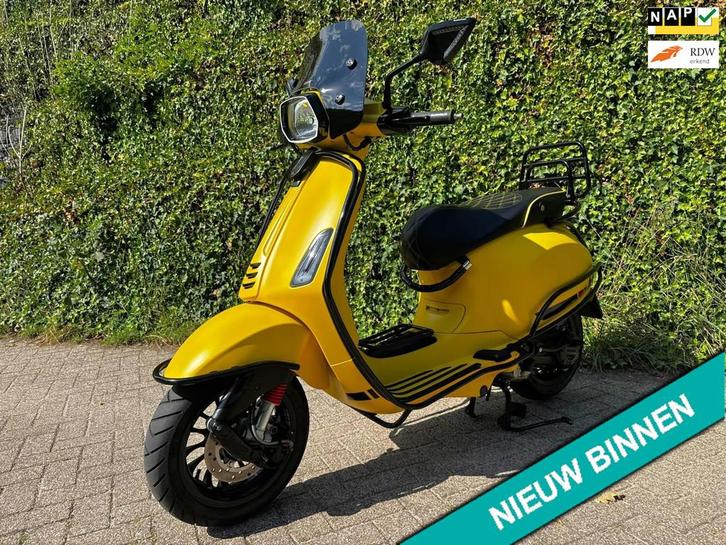 Vespa Sprint S 1416 km Custom 45km UNIEK BETAAL met in3, Fietsen en Brommers, Scooters | Vespa, Gebruikt, Vespa S, Benzine