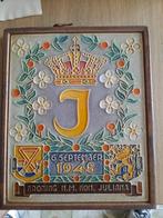 Kroning juliana tegel 1948 westraven, Verzamelen, Koninklijk Huis en Royalty, Ophalen of Verzenden, Zo goed als nieuw, Nederland