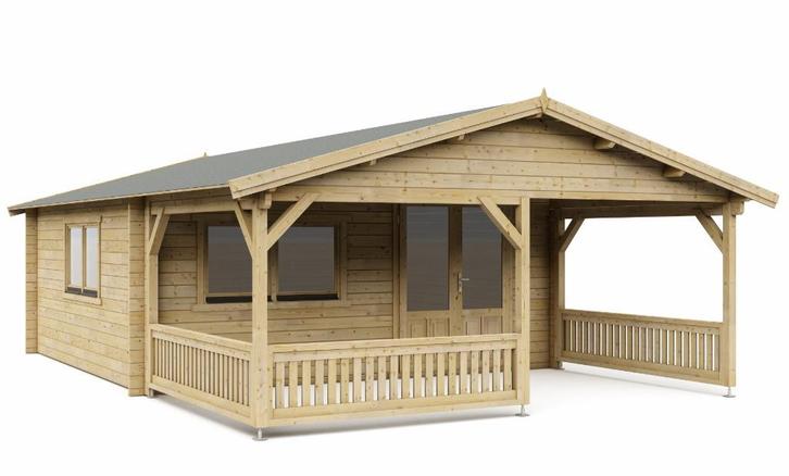 NIEUW TUINHUIS 55+3 MET TERRAS, Hobby en Vrije tijd, Overige Hobby en Vrije tijd, Nieuw, Verzenden