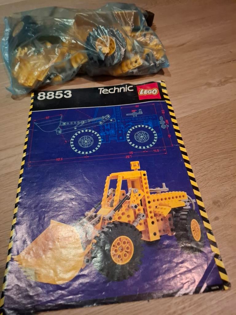 Technische lego buldozer 8853, Ophalen of Verzenden, Zo goed als nieuw