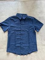 Marine blauw casual overhemd met korte mouwen - L - nieuw, Blauw, Charming Chaps, Nieuw, Ophalen of Verzenden