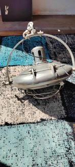 Industriële hanglamp diameter 50 cm, 50 tot 75 cm, Ophalen of Verzenden, Zo goed als nieuw, Metaal