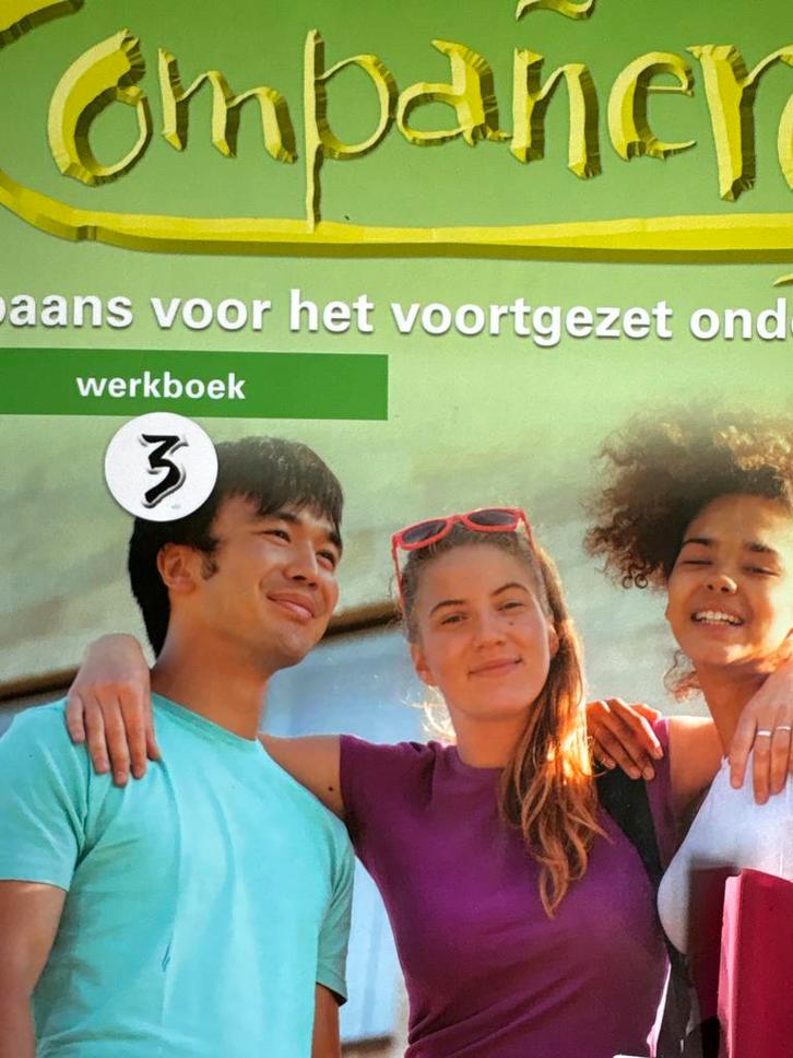 Compañeros Werkboek 3, Boeken, Studieboeken en Cursussen, Zo goed als nieuw, Niet van toepassing, Ophalen of Verzenden
