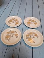 4 vintage Biltons England Gebaksbordjes - 17cm, Huis en Inrichting, Keuken | Servies, Gebruikt, Ophalen of Verzenden, Bord(en)