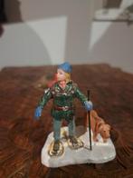 Lemax skiër met hond, Diversen, Kerst, Ophalen of Verzenden