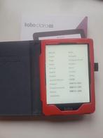 Kobo Clara HD met rode sleepcover, 8 GB, 6 inch of minder, Ophalen of Verzenden, Zo goed als nieuw