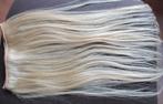 Echthaar weft 56cm lang - honney blond, Ophalen of Verzenden, Nieuw, Pruik of Haarverlenging