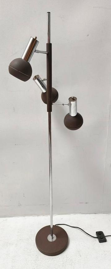 Vloerlamp met verstelbare bollen jaren 60 vintage  beschikbaar voor biedingen