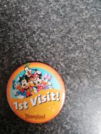 Button first visit Disneyland resort California, Ophalen of Verzenden, Overige figuren, Zo goed als nieuw