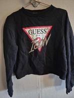 Leuke sweater Guess L zwart met opdruk en strass, Guess, Zwart, Maat 42/44 (L), Ophalen of Verzenden