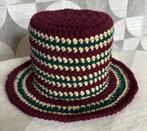 Toiletrolhoedje gestreept hoesje closetrol gehaakt retro, Ophalen of Verzenden