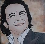 Marco Borsato schilderij handgeschilderd 70x70 cm, Ophalen, 50 tot 75 cm, Nieuw, Schilderij