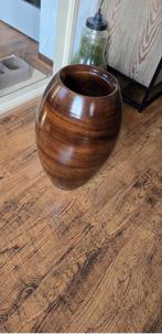 Bruine  vaas, Huis en Inrichting, Woonaccessoires | Vazen, Ophalen, Overige kleuren, 50 tot 75 cm, Aardewerk of Porselein