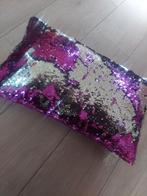 Pailletten kussen/paars, Ophalen of Verzenden, Vierkant