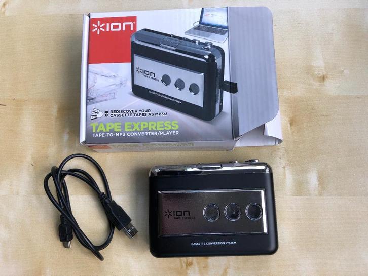 ION Tape Express, Audio, Tv en Foto, Converters, Zo goed als nieuw, Ophalen