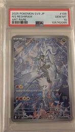N's Reshiram AR PSA 10 - Japanse Pokemonkaart, Ophalen of Verzenden, Zo goed als nieuw