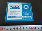 sticker stellendam stichting shaare zedek hospital jeruzalem, Ophalen, Zo goed als nieuw