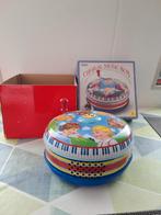 Vintage Schylling Muziekdoos blik in originele doos, Ophalen of Verzenden