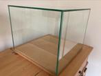 Stolp vitrine verzamelkast dik glas massief hout, Huis en Inrichting, Ophalen of Verzenden, Zo goed als nieuw