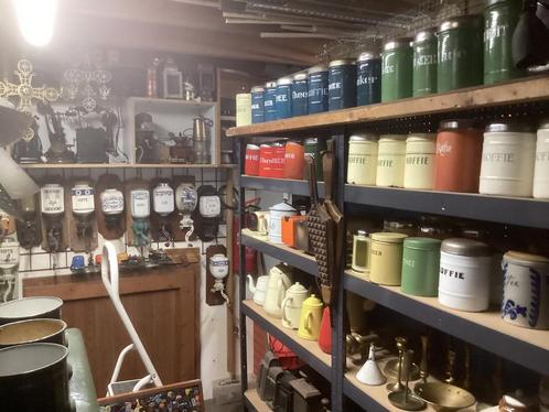 Emaille bakeliet telefoon petroleumstellen zinken emmer giet, Antiek en Kunst, Antiek | Emaille, Ophalen