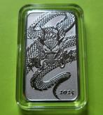 Dragon rectangle 2025 - 1 oz zilver, Postzegels en Munten, Edelmetalen en Baren, Verzenden, Zilver