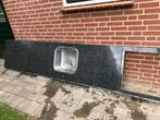 Graniet impala gepolijst keuken blad met spoelbak, Huis en Inrichting, Keuken | Keukenelementen, Zo goed als nieuw, Minder dan 100 cm