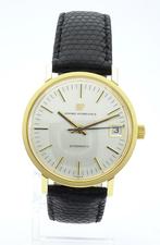 Girard Perregaux 18kt massief Gyromatic 1964 Vintage Mint, Leer, Polshorloge, Goud, Ophalen